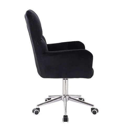 UNIQE FORM HR650K veliūrinė meistro kėdutė, juoda image 2