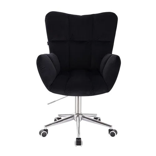 UNIQE FORM HR650K veliūrinė meistro kėdutė, juoda image 3