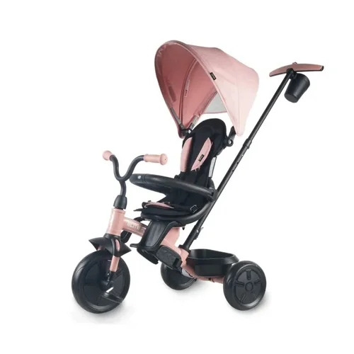 QPlay 6in1 ELITE PLATINUM rožinis triratukas image 1