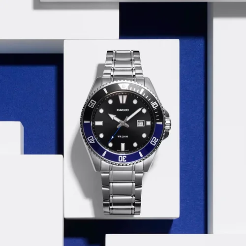 Casio MDV-107D-1A2 vyriškas laikrodis 200 m image 3