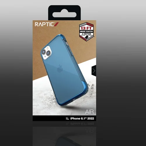 Raptic Air dėklas iPhone 14, mėlynas image 3