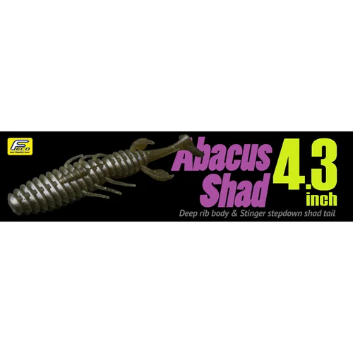 FLASH UNION ABACUS SHAD 4,3 col. 013 Kawaebi, 5 vnt. image 1