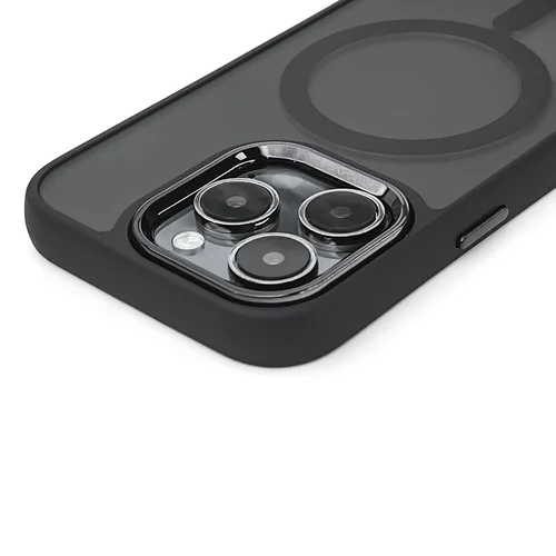 Magnetinės kolekcijos MagSafe dėklas iPhone 16 Pro Max, juodas image 3