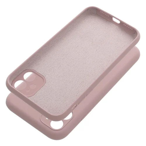 Silikoninis dėklas iPhone 11, 2 mm, smėlio rausvos spalvos image 3