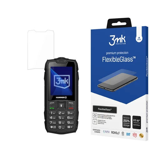 MyPhone Hammer Rock 3mk FlexibleGlass ekrano apsauga image 1