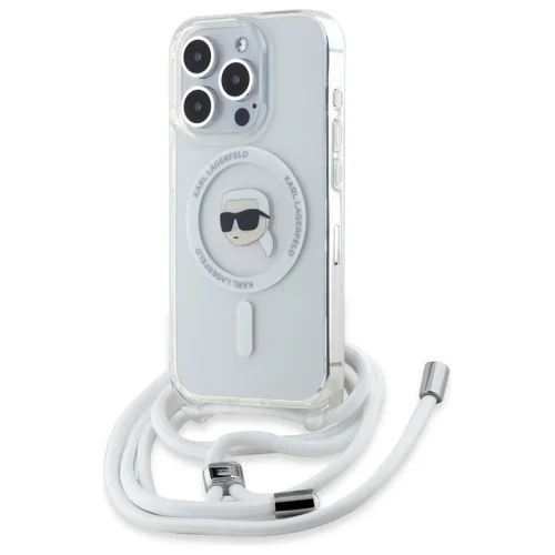 Karl Lagerfeld Crossbody IML Karl Head MagSafe dėklas iPhone 16 Pro Max, skaidrus image 1