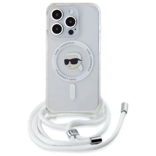 Karl Lagerfeld Crossbody IML Karl Head MagSafe dėklas iPhone 16 Pro Max, skaidrus image 2