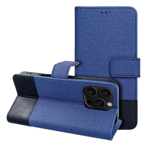GOMMA knygos tipo dėklas iPhone 16 Pro, mėlynas image 1