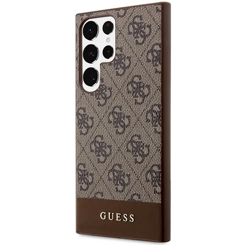 Guess GUHCS23LG4GLBR dėklas Samsung Galaxy S23 Ultra, rudas image 2