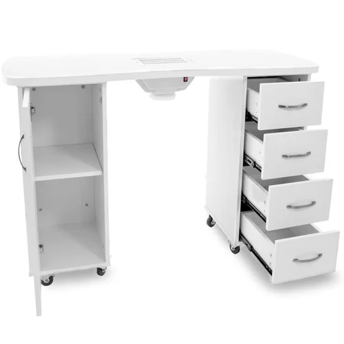 Activeshop MOD 2027 baltas manikiūro stalas image 3