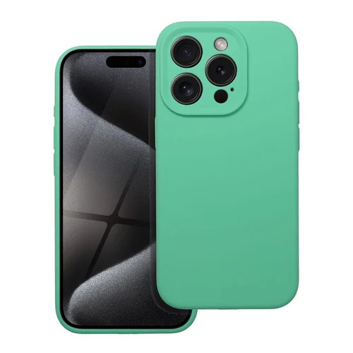 Silikoninis 2 mm dėklas iPhone 16 Pro Max, mėtų image 2