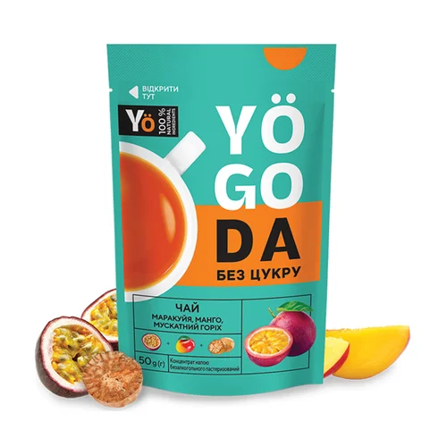 YOGODA pasiflorų arbata su mangais ir muskato riešutais, 50 g image 1