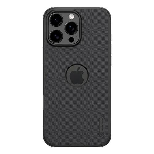 Nillkin Super Frosted Shield Pro dėklas iPhone 16 Pro Max, juodas image 1