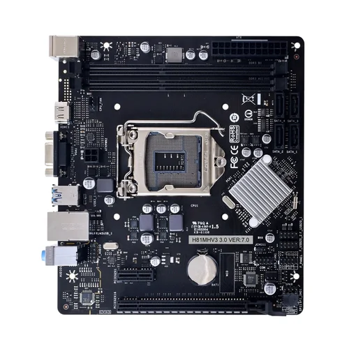 Biostar H81MHV3 3.0 LGA 1150 micro ATX pagrindinė plokštė image 1
