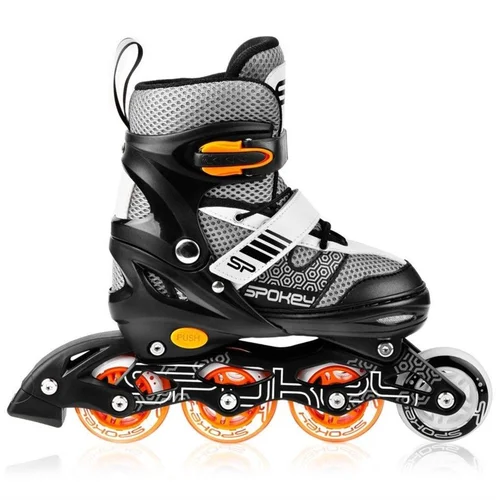 Spokey Arya 929582 riedučiai, Juodi/Oranžiniai, 38-42 image 3