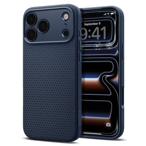 Spigen Liquid Air dėklas iPhone 17 Pro, mėlynas image 1