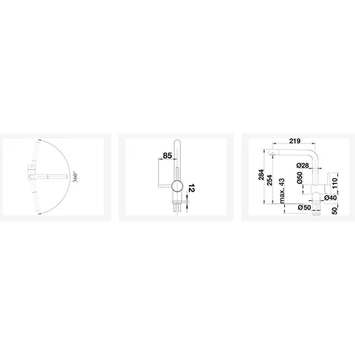 Blanco LINUS-F 514025 chromo image 2