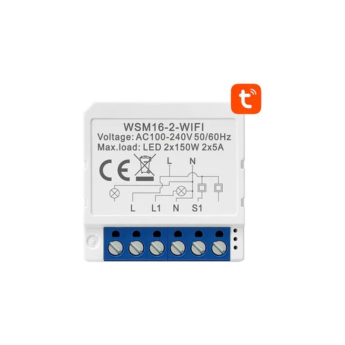 Avatto WSM16-W2 2 kanalų Wi-Fi jungiklis image 1