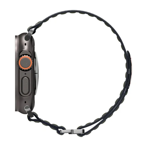 Spigen WBF0 nailono dirželis Apple Watch 44–49 mm, žalias image 3