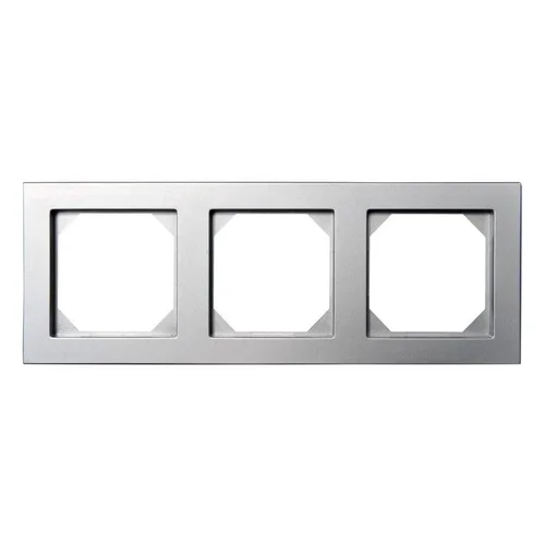 Trivietis rėmelis LIREGUS EPSILON Metalo spalvos image 1