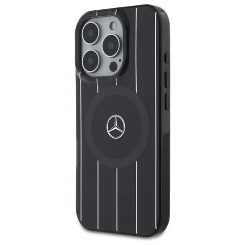 Mercedes MB dvigubo sluoksnio MagSafe dėklas iPhone 16 Pro, juodas image 1