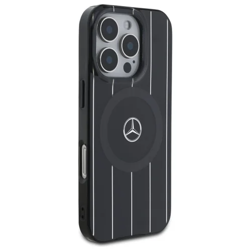 Mercedes MB dvigubo sluoksnio MagSafe dėklas iPhone 16 Pro, juodas image 3