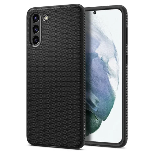 Spigen Liquid Air dėklas Samsung Galaxy S21, matinė juoda image 1