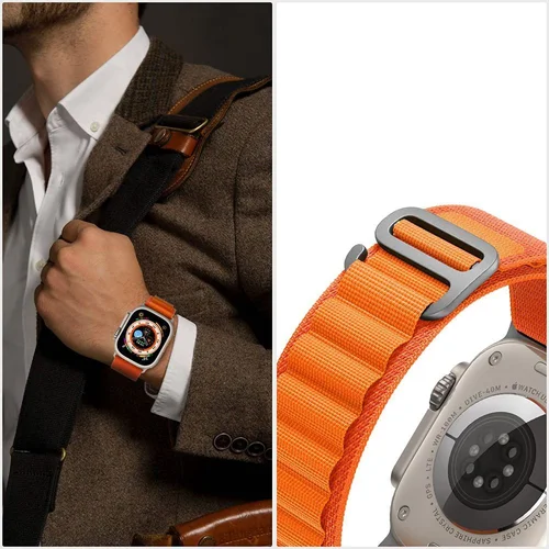 Tech-Protect Pro nailoninis Apple Watch dirželis, 42/44/45/49 mm image 2