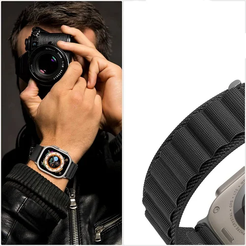 Tech-Protect Pro nailoninis Apple Watch dirželis, 42/44/45/49 mm image 3