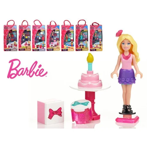 Mega Bloks Barbie ZA1891 lėlė su kaladėlėmis image 2