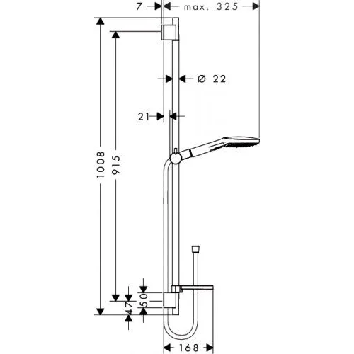 Hansgrohe RAINDANCE SELECT E 120 26621400 image 2