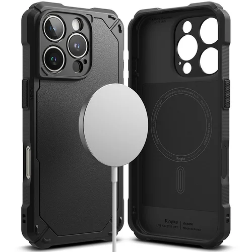 Ringke Rugged Gear MagSafe dėklas iPhone 16 Pro Max, juodas image 2
