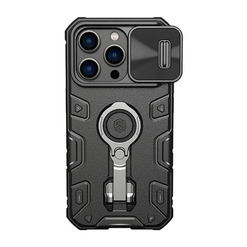 Nillkin CamShield Armor Pro dėklas iPhone 14 Pro, juodas image 2