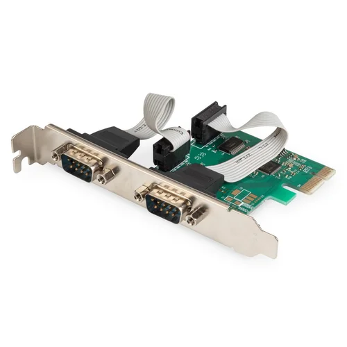 Digitus PCIe 2 prievadų serijinė kortelė image 1