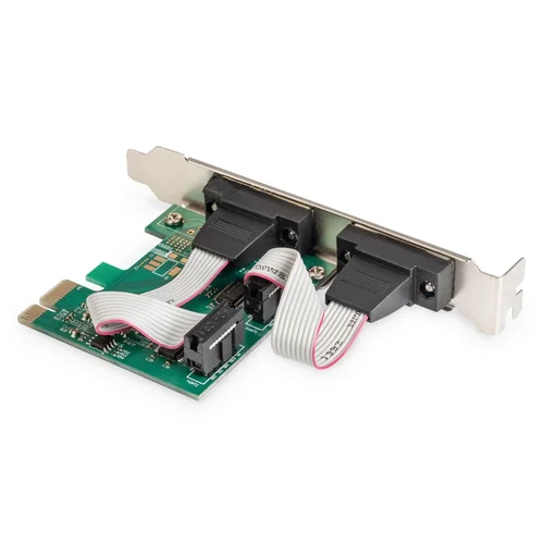 Digitus PCIe 2 prievadų serijinė kortelė image 2