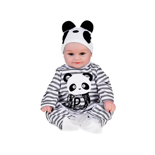 ZA5358 berniuko lėlė 45 cm su pandos kostiumu image 1