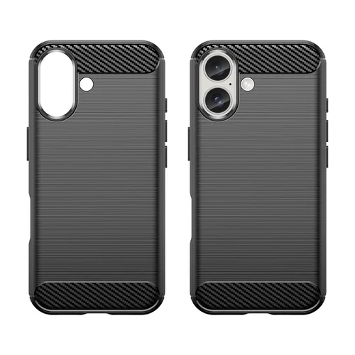 Anglies dėklas iPhone 16 Plus, TPU, juodas image 2