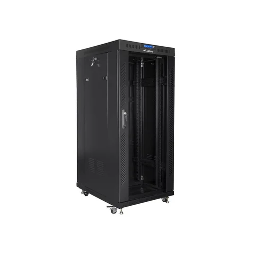 LANBERG 19 colių rack spinta 27U, 600 × 600 mm, juoda image 2
