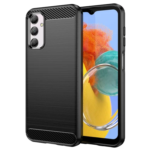 Samsung Galaxy M14 Carbon Case dėklas, juodas image 1