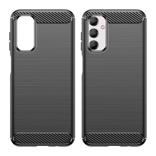 Samsung Galaxy M14 Carbon Case dėklas, juodas image 2