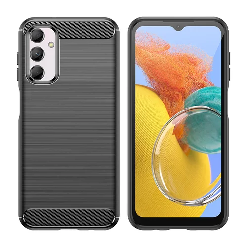 Samsung Galaxy M14 Carbon Case dėklas, juodas image 3