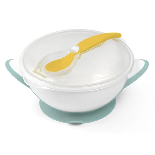 BabyOno 1063/04 lėkštė su siurbtuku ir šaukšteliu, 300 ml image 1