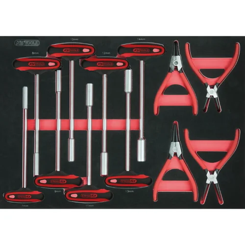 KS Tools Circlip žnyplės ir T-grip rinkinys image 1