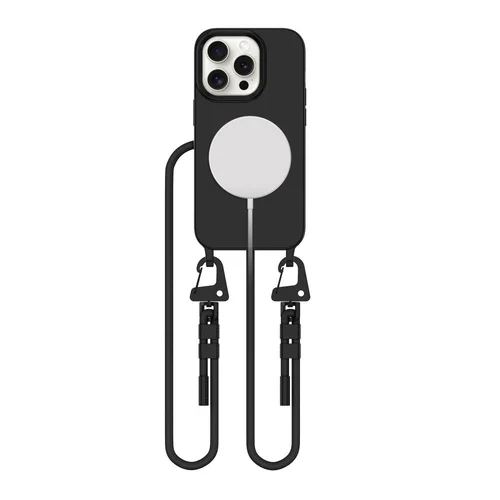 Tech-Protect MagNecklace MagSafe dėklas iPhone 15 Pro, juodas image 1
