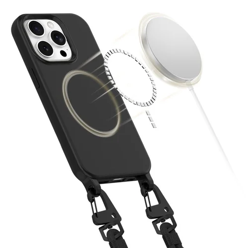 Tech-Protect MagNecklace MagSafe dėklas iPhone 15 Pro, juodas image 3