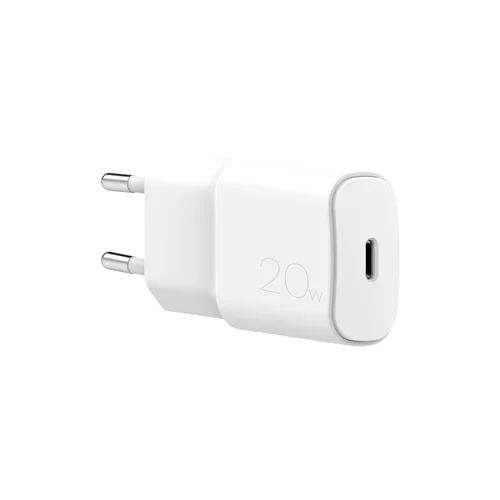 Puro White 20 W USB-C sieninis įkroviklis, baltas image 1