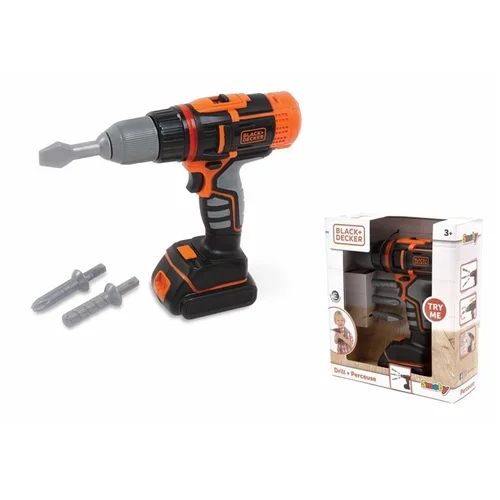 Smoby Black & Decker Electronic Drill Gręžtuvas image 1