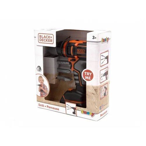 Smoby Black & Decker Electronic Drill Gręžtuvas image 2