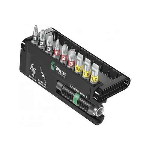 Wera 8700-9/BTZ sukimo antgalių rinkinys image 1