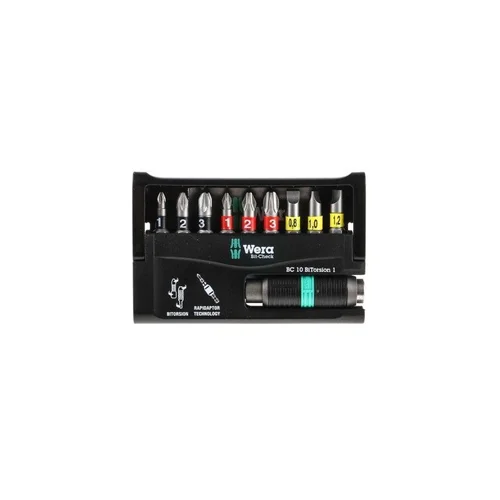 Wera 8700-9/BTZ sukimo antgalių rinkinys image 2